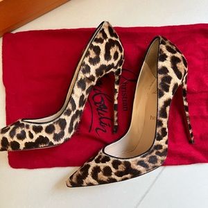 Christian Louboutin So Kate Cheetah Heels